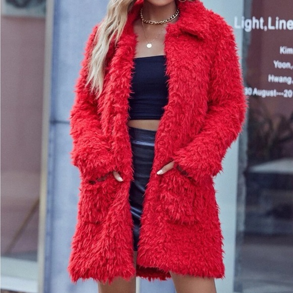 Luxe vegan fur coat - Picture 2 of 7